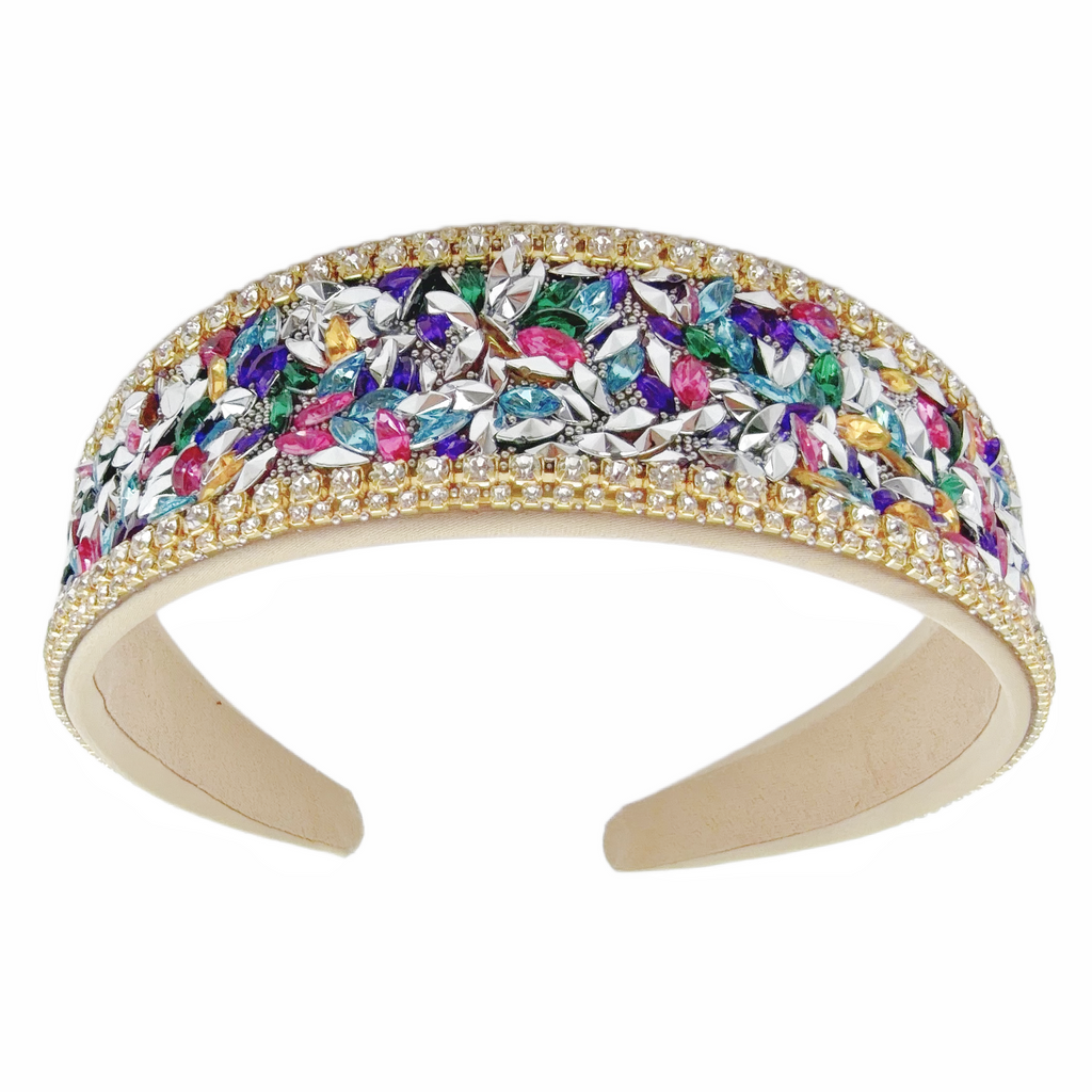 Luxury Handmade Rhinestone Headband - Sparkling Crystal