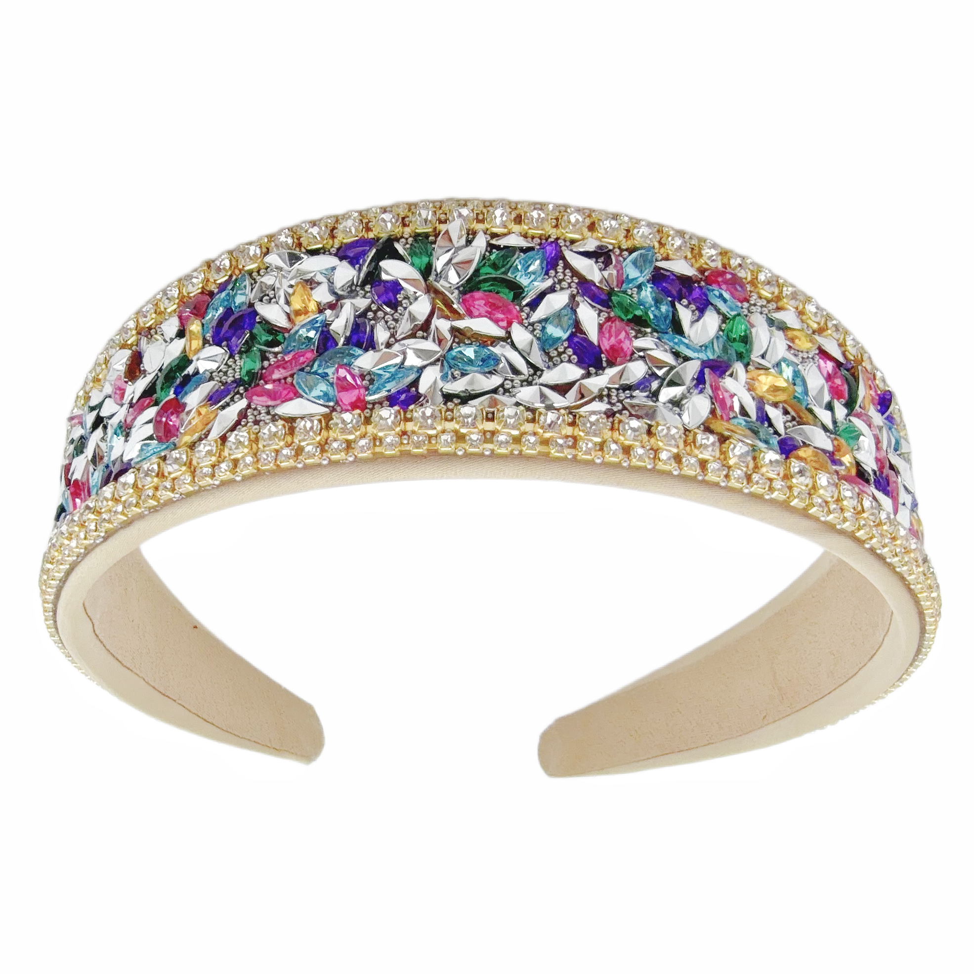 Luxury Handmade Rhinestone Headband - Sparkling Crystal