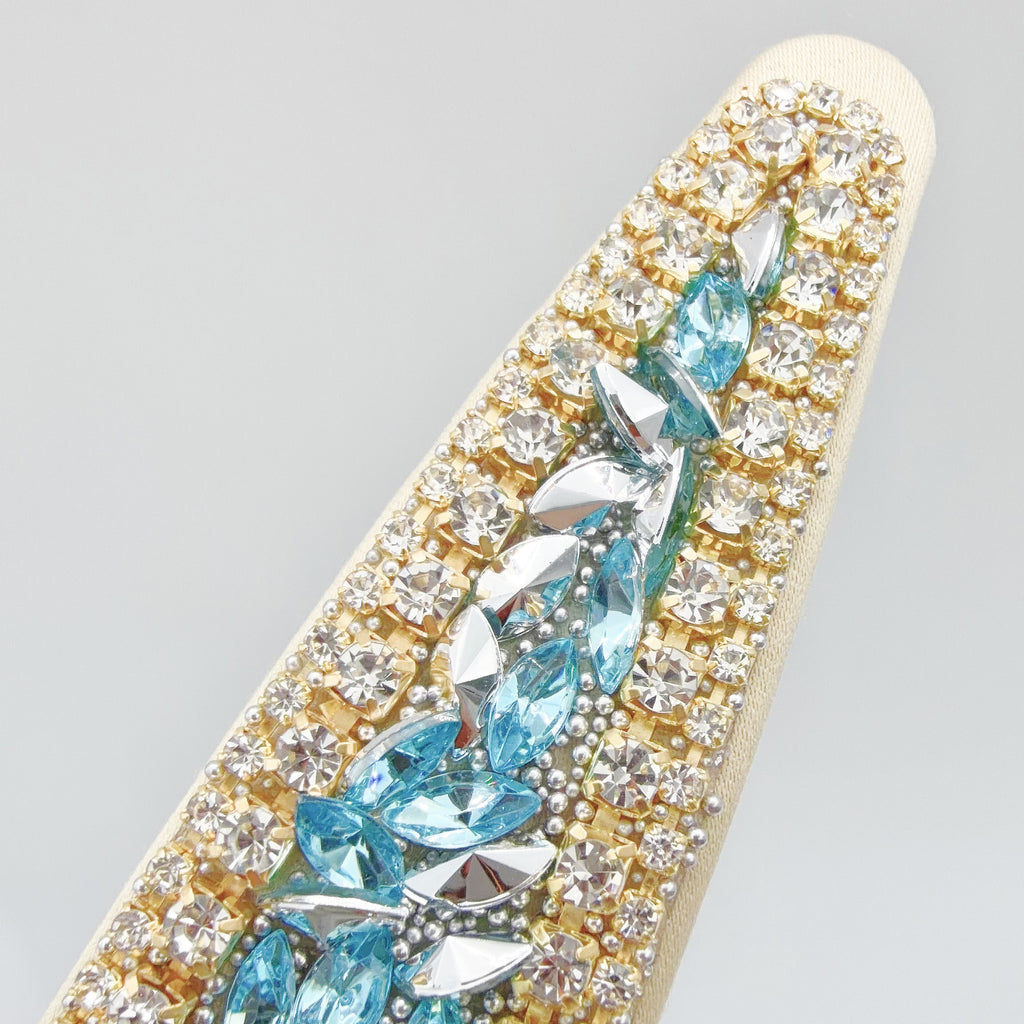 Luxury Handmade Rhinestone Headband - Sparkling Crystal