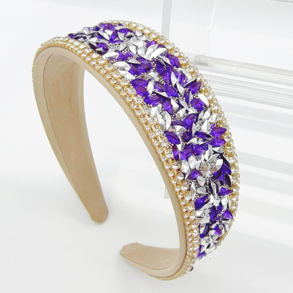 Luxury Handmade Rhinestone Headband - Sparkling Crystal